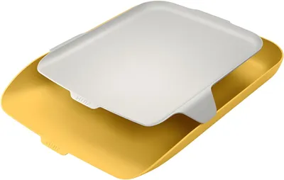 Image de LEITZ 5259-00-19 LEITZ corbeille à courrier Cosy incl. organiseur, DIN A4, jaune