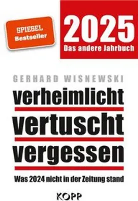Produktbild von verheimlicht - vertuscht - vergessen 2025