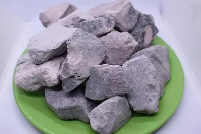 Halbrohe Nakumatt-Ton, 500 g, natürlich, grau