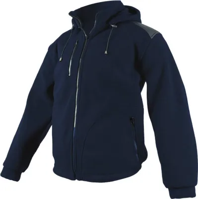 Produktbild von Fleecejacke Arbeitsjacke Pullover Kapuzenpullover Hoodie Fleece Marine XXXL