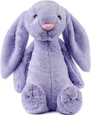 Zdjęcie produktu dla Gustaw duży królik Figo (fioletowy, 120 cm) - pluszowa przytulanka, pluszowy królik - królik XXL, pluszowy mega duży królik, miękka zabawka dla dzieci