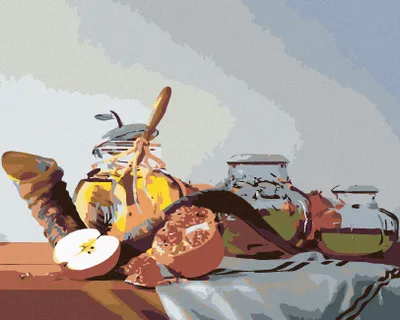 Immagine prodotto di Zuty - Dipingere con i numeri - NATUR MORTO, 40x50 cm, senza cornice e senza tela