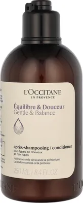 Produktbild von L'Occitane Gentle & Balance, Unisex, Nicht-professionelle Haarspülung, Alle Haare, Alle Farben, Entwirren, Glanz, Weichmachend, 250 ml