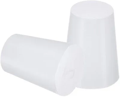 Zdjęcie produktu dla Korki laboratoryjne do rur – z otworem – 15–20 mm – białe