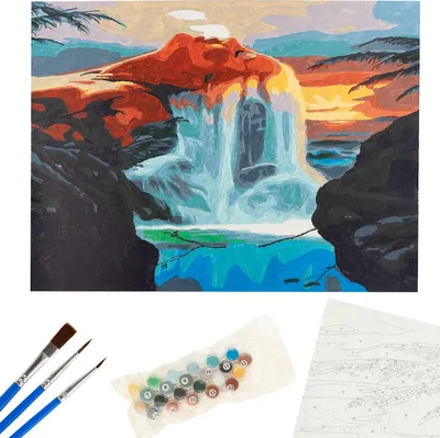 Productafbeelding van Achtergrondafbeelding zonder lijst, 30x40 cm, mystiek waterpad