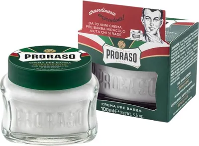 Immagine prodotto di Proraso Rasiercreme Crema Prebarba Verde