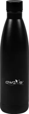 Produktbild von AWAVE®  Thermo Trinkflasche 500 ml Edelstahl | Schwarz matt