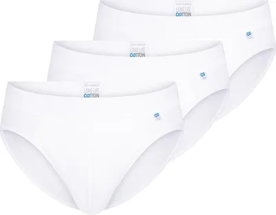 Produktbild von Schiesser 3er Pack Long Life Baumwolle Rio Slip / Unterhose Perfekte Passform, Komfortabler Bund mit kleinem Serien-Logo, Reduzierte Pilling-Bildung und glatte gleichmäßige Oberfläche