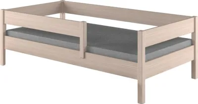 Zdjęcie produktu dla Kondela Łóżko dziecięce z barierką Mix 90x180 cm - dąb bielony