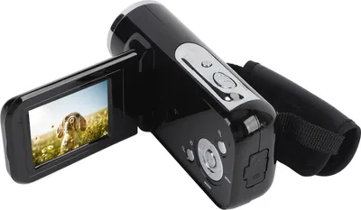 Obrázok produktu pre Digitálna videokamera, 2" farebná obrazovka, 1080P, 16 MP, 16x zoom, DV videokamera proti otrasom, na cesty, do areálu, na rast, na nahrávanie, čierna