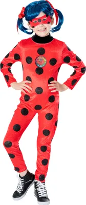 Produktbild von Miraculous - Ladybug Deluxe Kostüm für Kinder Kindergröße: 110-116