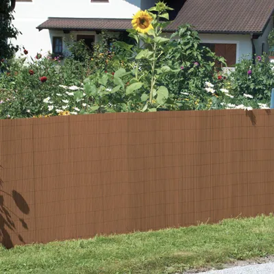 Produktbild von Windhager Sichtschutzmatte Presidio Walnuss 0,9 x 3 m