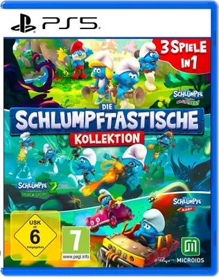 Produktbild von Die Schlumpftastische Kollektion - 3 Spiele in 1 PS5-Spiel