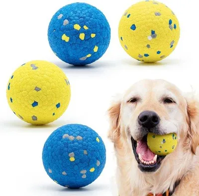 Produktbild von Famanu Tennisbälle für Hunde - Set von 4 Spielbällen
