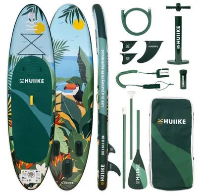 Produktbild von Stand Up Paddling Board Hochwertigem Zubehör – HUIIKE | Sup Board Aufblasbar Tropical, Stand Up Paddle Board