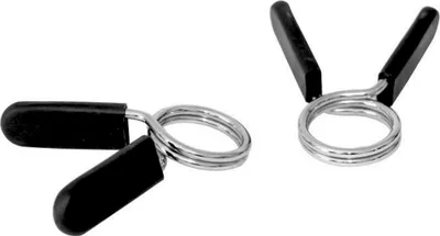 Produktbild von Federverschluss 2er Set für 28mm Hantelstangen, sicherer Halt für Hantelscheiben