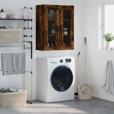 Produktbild von vidaXL Wandschrank Räuchereiche 69,5x34x90 cm