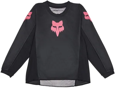 Image de Maillot de motocross FOX 180 Blackout pour fille, noir/rose, taille K-M