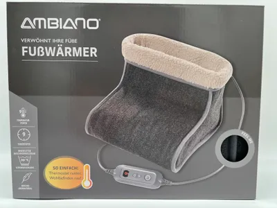 Produktbild von Ambiano Fußwärmer automatische Abschaltung 9 Stufen Teddyflausch