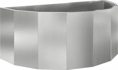 Obrázok produktu pre vidaXL Kvetináč Silver 90 x 45 x 35 cm Pozinkovaná oceľ