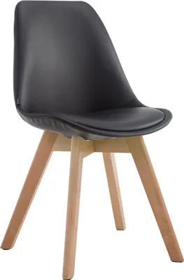 Produktbild von Stuhl HLO-CP58 Kunstleder Natura schwarz