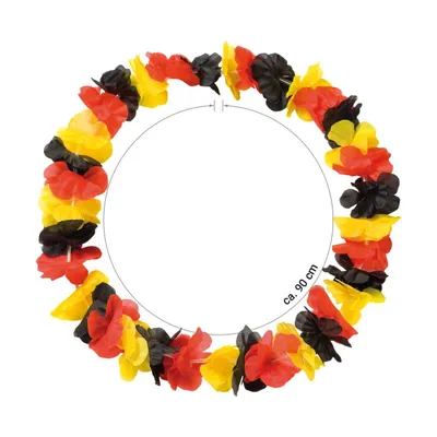 Produktbild von Blumenkette "Laola" Deutschland-Farben deutschland-Farben