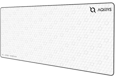 Produktbild von Aqirys AQRYS_WEBBXL, Weiß, Einfarbig, Mikrofaser, Anti-Rutsch-Basis, Gaming-Mauspad