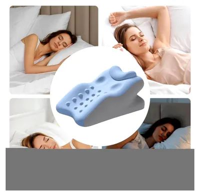 Produktbild von Ergonomisches Rückenkeilkissen für das Bett, erhöhtes Kissen für Seitenschläfer, Nackenstütze aus Memory-Schaum mit waschbarem Bezug