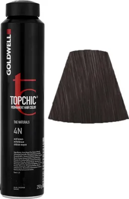Obrázek produktu pro Goldwell Topchic Hair Color profesionální permanentní barva na vlasy pro všechny typy vlasů 4N 250 g