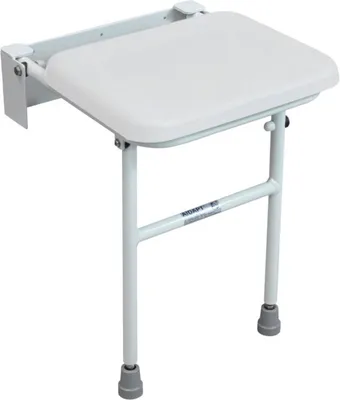 Productafbeelding van Aidapt Douchestoel opklapbaar - Compact wandmodel - Wit