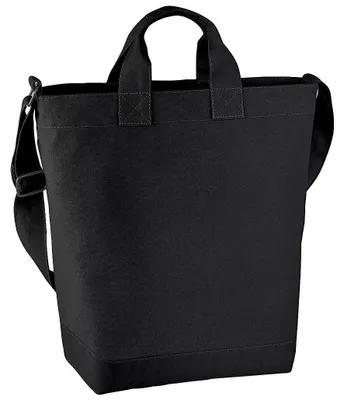 Produktbild von BagBase Shopping-Tasche / Einkaufstasche mit Schulterriemen, 15 Liter FK222 (Einheitsgröße) (Schwarz)