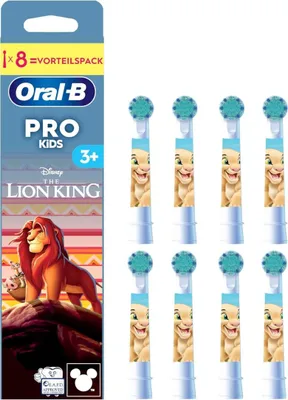 Obrázok produktu pre Oral-B Lion King pre deti, sada 8 ks náhradných hlavíc