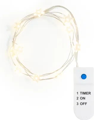 Produktbild von VBS Micro-LED-Lichterkette "Stern", 10 LEDs, mit Timer