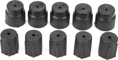 Immagine prodotto di 10pcs universale aria condizionata servizio tappo A / C riparazione refrigerante ricarica porta auto accessori accessori