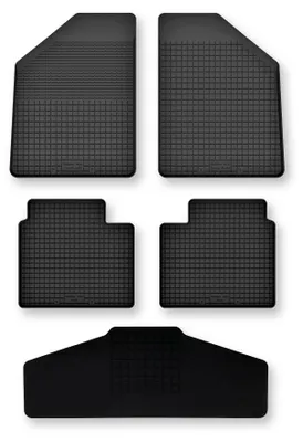 Imagen del producto de Alfombrillas de goma + túnel para MG HS desde 2018 (SUV) – juego de 5 piezas, , a medida – Wielganizator Semi-Universal