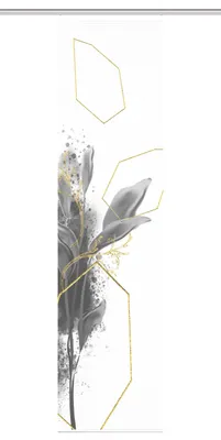 Produktbild von 84056 SIGNA Schiebegardine, rec. Polyester, 245x60 cm, halbtransparent