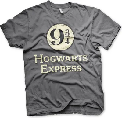 Produktbild von Hogwarts Express Platform 9-3/4 T-Shirt - Medium - Dark-Grey