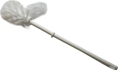 Produktbild von WC Bürste WEISS PP mit Randreiniger 78 mm, 10 Stück