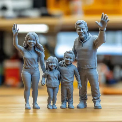 personalisierte 3D-gedruckte Figur, Modell 040-082 – Decords, Produktansicht 1