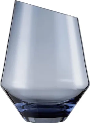 Produktbild von Zwiesel 2 Stück a 1 Stck. VASE/WINDLICHT DIAMONDS H 220 MM BLAU KLAR (KT1) 122216 + Geschenk handmade