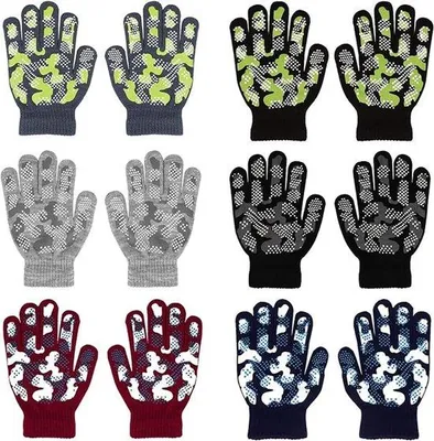 Produktbild von Elastische Winterhandschuhe für Mädchen und Jungen 5-13 Jahre