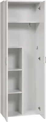Produktbild von Kleiderschrank, weiß, 60x180x34 cm