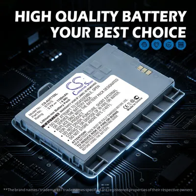 Image de TECHTEK Batterie compatible avec [AT&T] GTX75, Quickfire, pour [AudioVox] GTX75, Quickfire, pour [UTStarcom] GTX75, Quickfire remplace BTR75