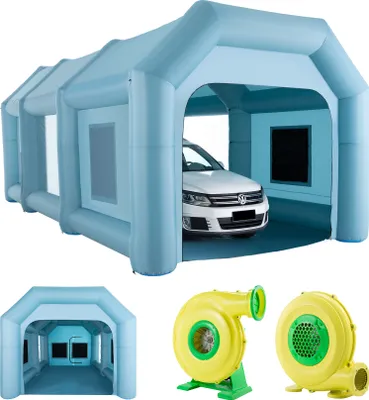 Produktbild von 8 × 4 × 3,3 Meter Aufblasbare Zelt Auto Lackierkabine Campingzelt Hochstabil Spray Booth