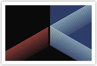 Produktbild von Poster - Poster ohne Rahmen - Abstraktion Schwarz Blau - 91,5x61 cm - Wand Bild - Wanddeko - Wandbilder - Kunstposter - Wandposter - Bilder - Kunstdruck - Wanddekoration - Wandbild - P2XAA91x61-4458