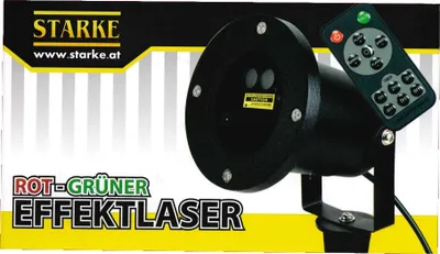 Produktbild von STARKE Rot-Grüner Beleuchtung Effektlaser Garten Balkon Party Weihnachten