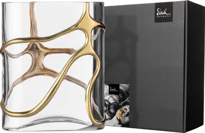 Zdjęcie produktu dla EISCH Vase 439/30 gold im Geschenkkarton STARGATE 49943912/ 180193