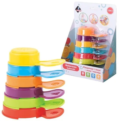 Zdjęcie produktu dla Zestaw kubeczków do kąpieli dla dzieci 6 sztuk