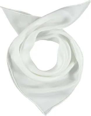 Produktbild von Passigatti Bandana aus 100% Seide in Weiß