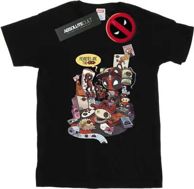 Produktbild von Marvel - "Merchandise Royalties" T-Shirt für Damen BI20643 (S) (Schwarz)